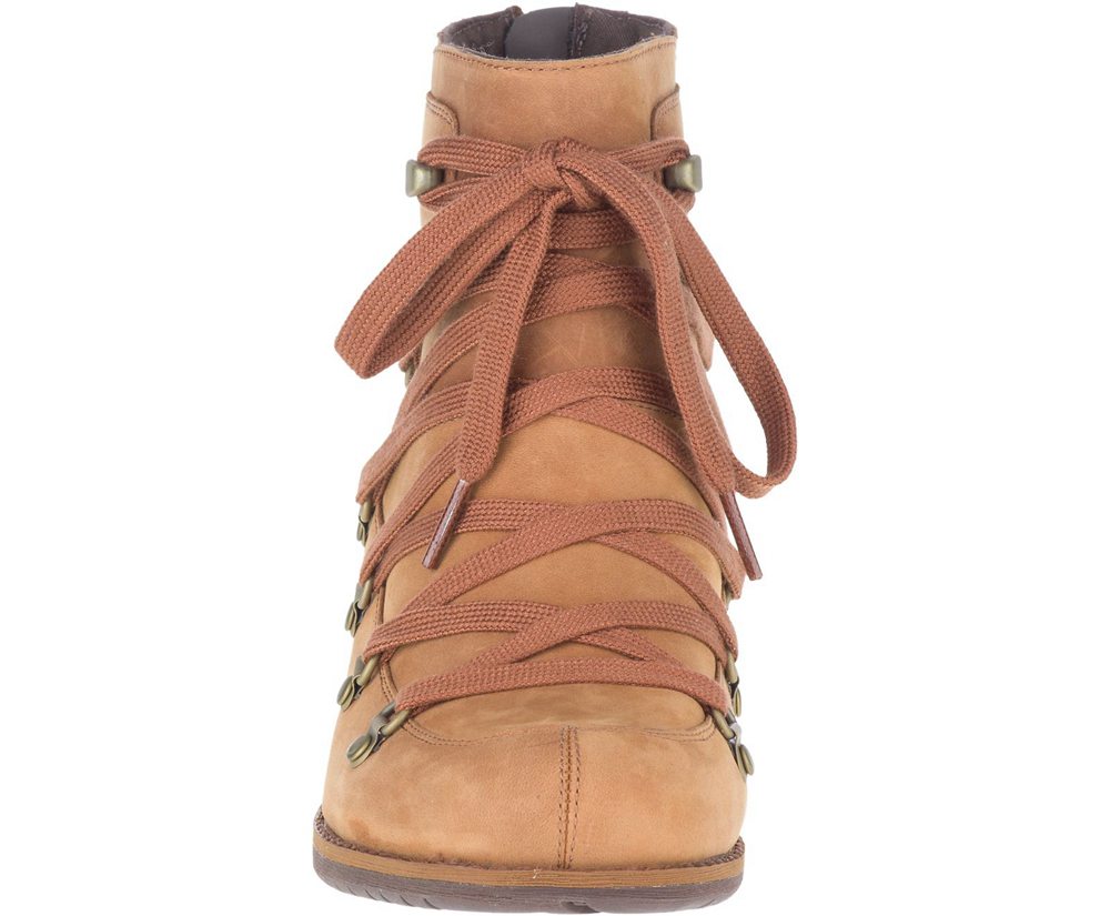Merrell Boots Khaki - Shiloh II - Womens 21CXFDVEB
